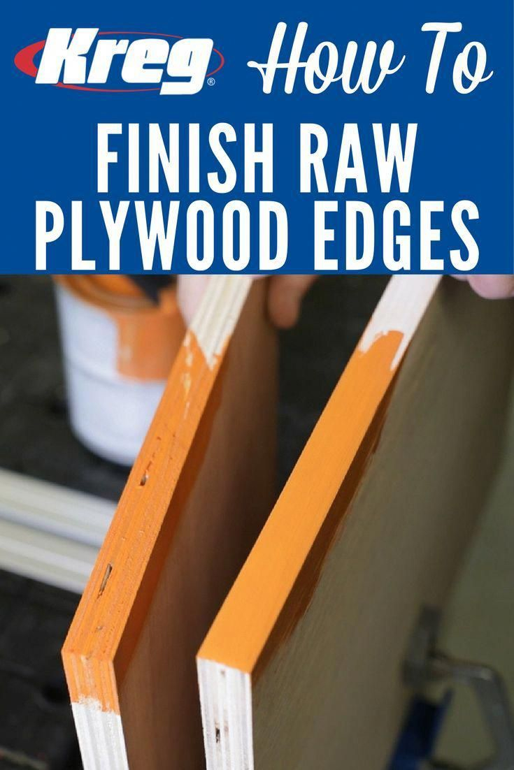 How To Make Edges Look Great On Painted Plywood Projects 