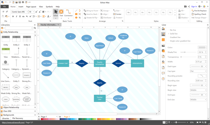 ER Diagram Of Software Company