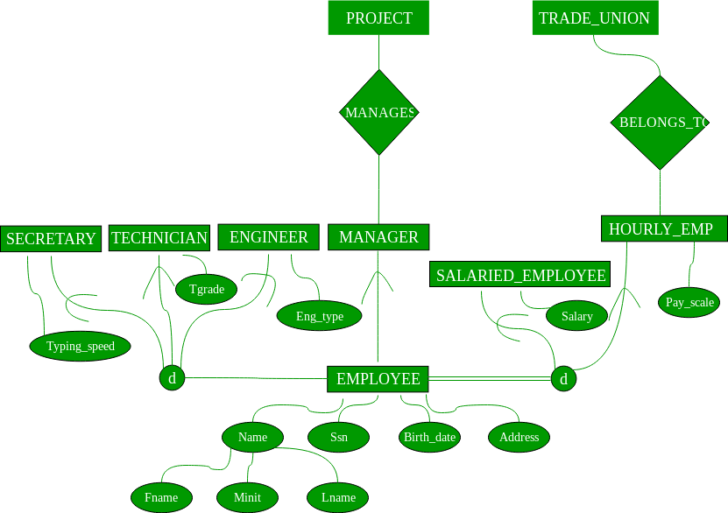 ER Model Diagram In Dbms