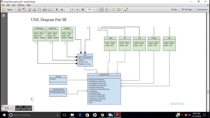 Restaurant Billing System ER Diagram