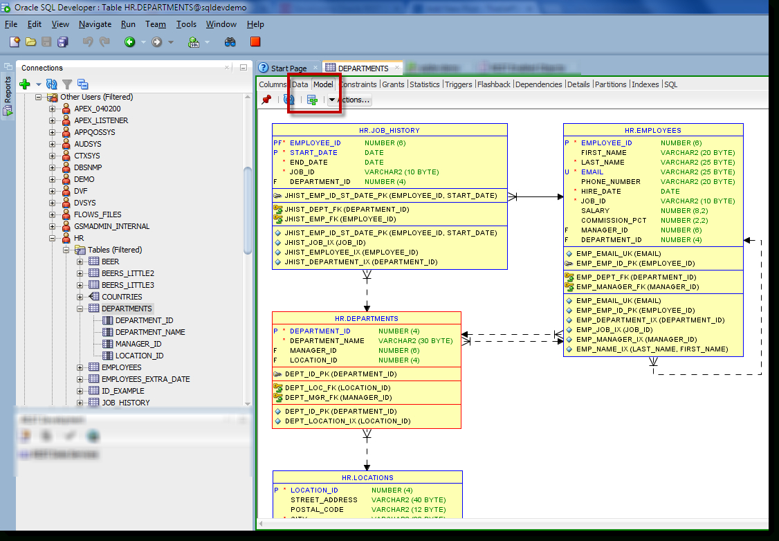 Sql Entity Relationship ERModelExample