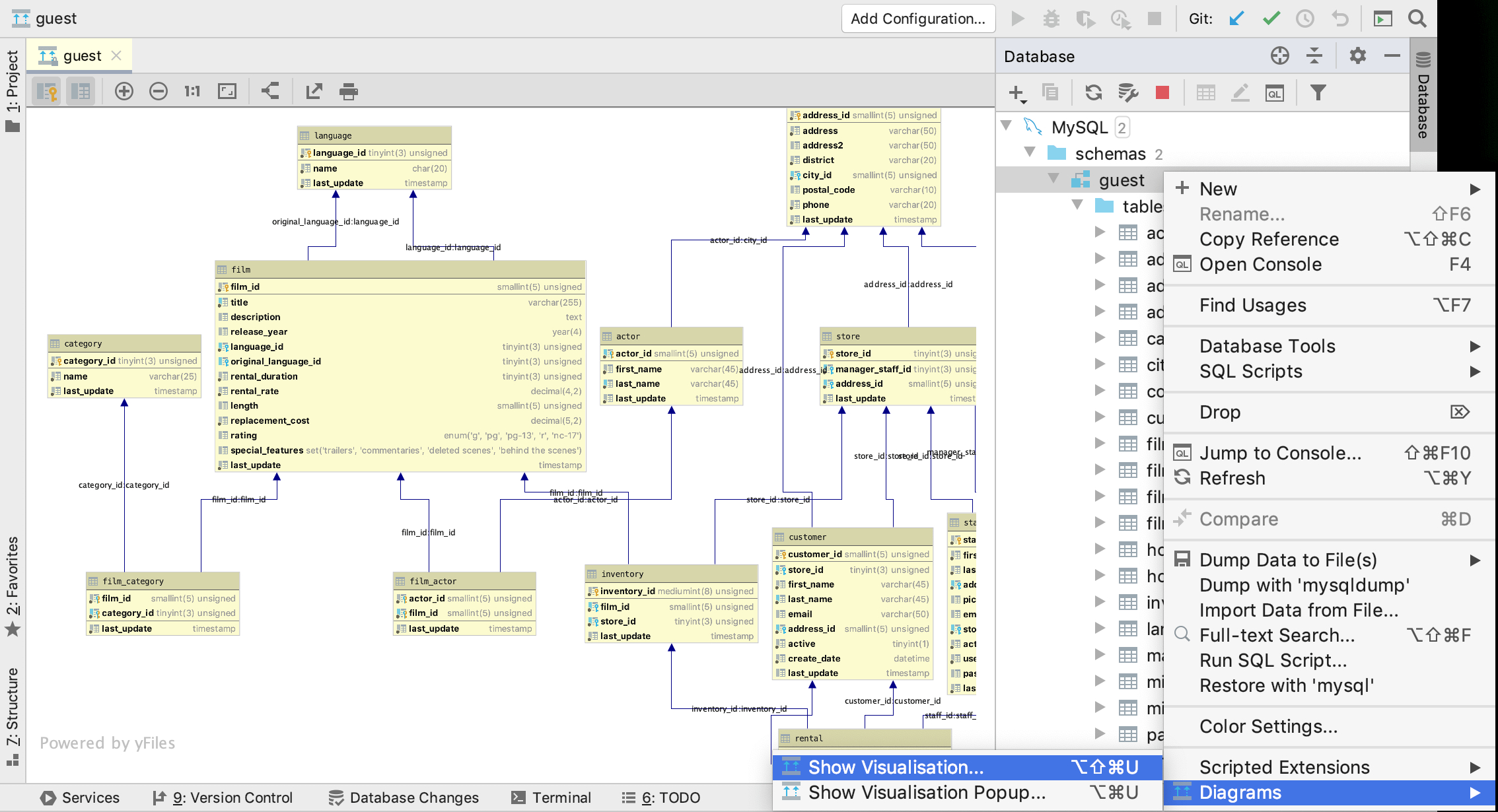 Creating Diagrams Help Intellij Idea Throughout Create A Database 