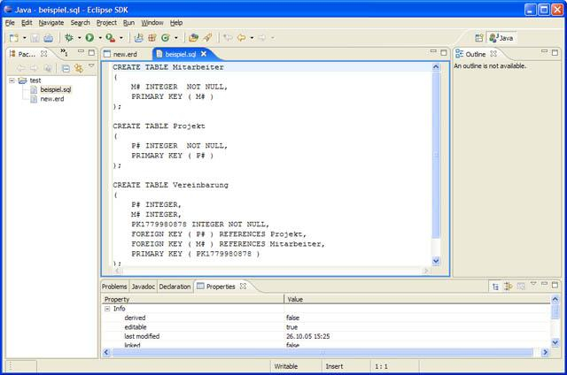 ER Diagram Editor For Eclipse Wiki Home