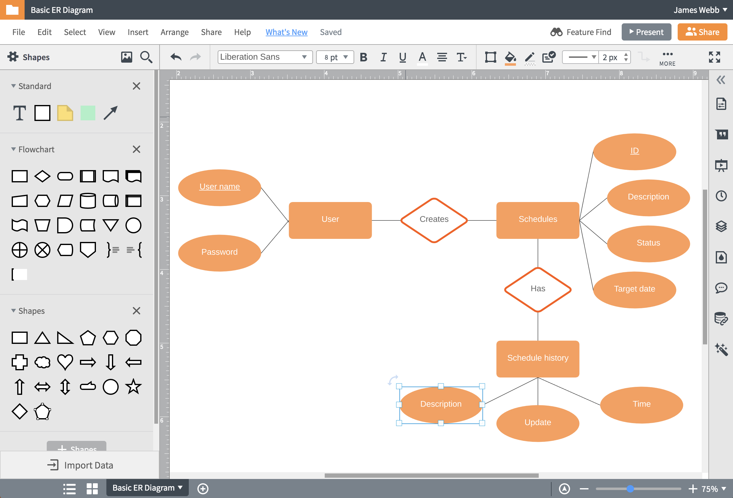 Er Diagram On Visio ERModelExample