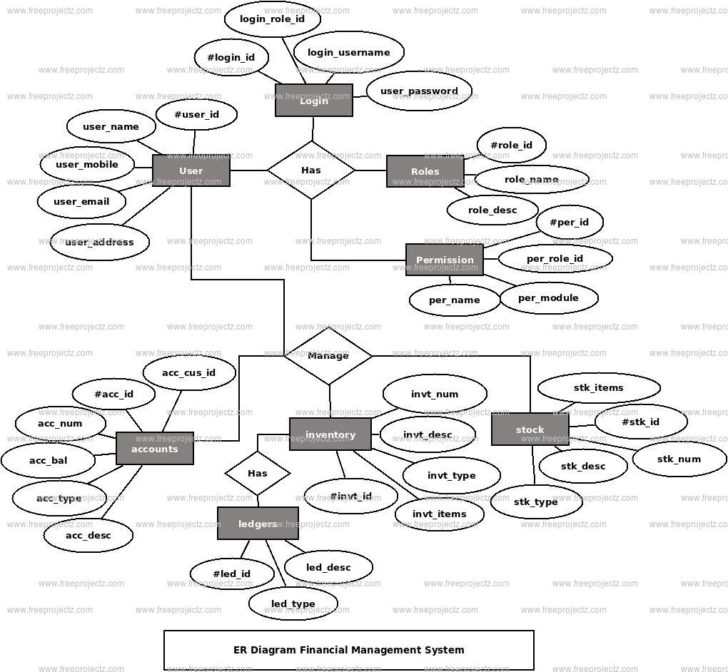 ER Diagram For Finance Management System