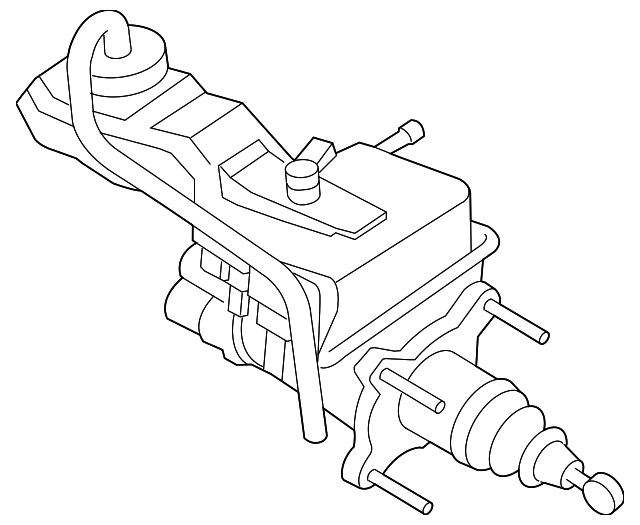 Genuine Ford Master Cylinder 5M6Z 2140 B EBay