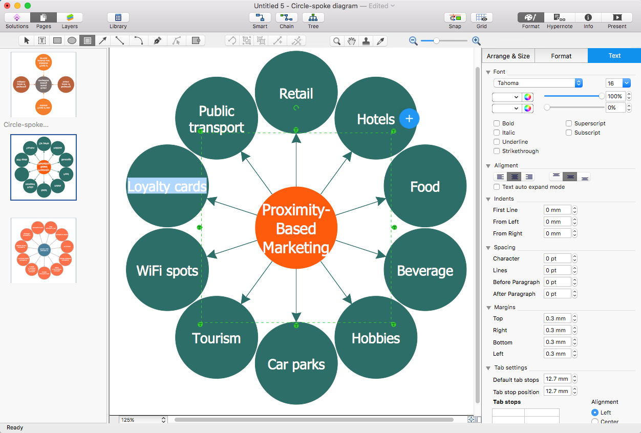 PowerPoint Presentation With Circle Spoke Diagrams ConceptDraw HelpDesk