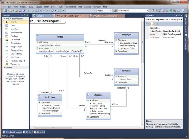 Visual Studio ER Diagram Tool